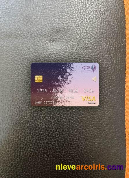 Qatar Development Bank visa classic card photolook